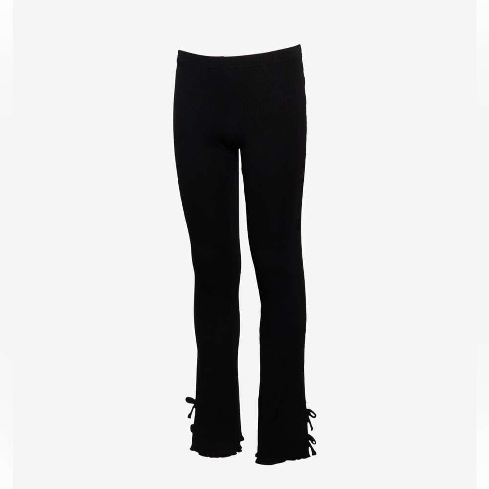 LCKR Ribbed Flare Bottoms Black S